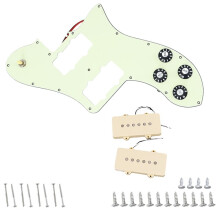 Prewired Pickguard Loaded Humbucker Pickups Set for 70s TL Electric Guitar Replacement Green
