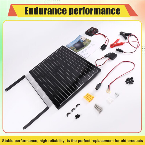 25W12V Solar Panel Controller Portable Intelligent Regulator for AGM Gel Lithium Battery Support RV Boat Off-Grid System