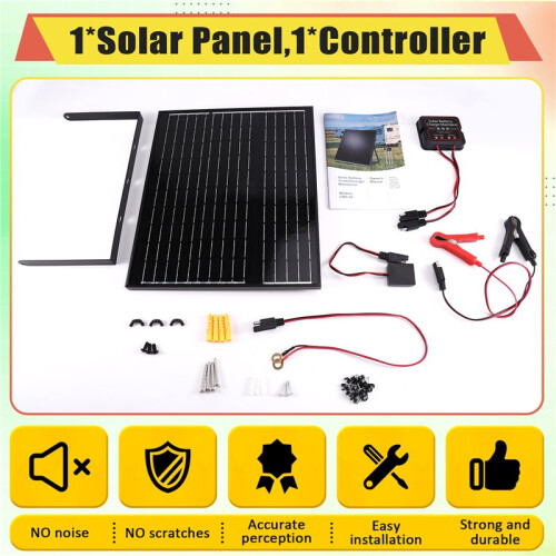 25W12V Solar Panel Controller Portable Intelligent Regulator for AGM Gel Lithium Battery Support RV Boat Off-Grid System 2