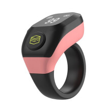 Digital Zikr Ring Counters Tasbih Tally Counter for Muslims Prayer Vibration Reminder Alarm Clock B
