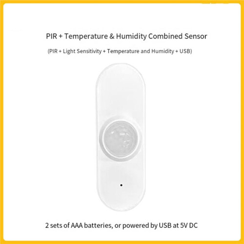 Tuya Zigbee  Human Body PIR Detector Temperature and Humidity Sensor Light-Sensing Sensor  Home 1