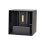 Motion Sensor Wall Lamp: Modern Aluminum Acrylic Sconce for Indoor Lighting Black 2