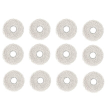 Conjunto de 12 Panos de Limpeza para Aspirador de Pó para Cecotec para Conga 11090 13090 - Acessórios e Peças de Reposição para Esfregão