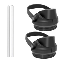 2 Pack Replacement Lid with Straws for Owala FreeSip Sway 30oz Water Bottles, Caps with Carry Handle