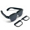 Magnetic Eyeglass Frame Replacement Kit for RayNeo Air2 with Storage Box and Cloth 2