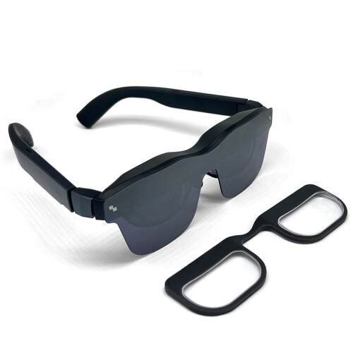 Magnetic Eyeglass Frame Replacement Kit for RayNeo Air2 with Storage Box and Cloth 1