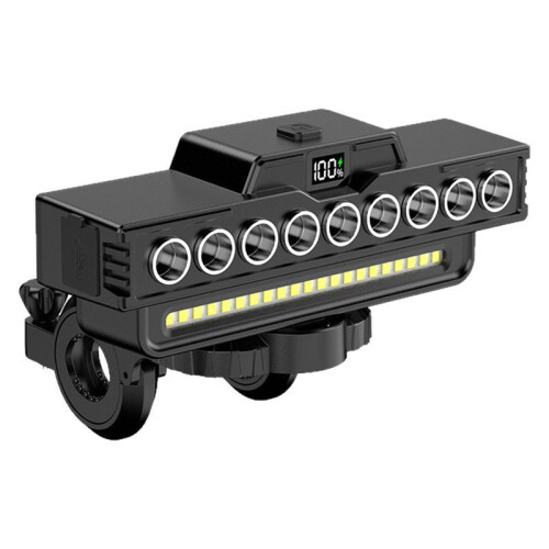 9 LED Scooter Front Light USB Rechargeable Headlight for  Mi3 Mi4 Mi5 5Pro 5Max for Elite E-Scooter