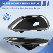 Car Front Fog Light Trim Frame Fog Lamp Bezels 68143078AB 68143079AB for Grand Cherokee 2014-2018