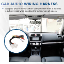 Car 16Pin Wiring Harness Adapter Canbus Box Decoder Android Radio Power Cable for Forester 2012-2015