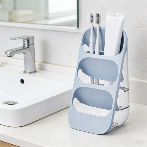 Cosmetics Storage Box - Large Capacity Countertop Storage Rack for Dressing Table, Office Desk, Makeup Tool Storage 2