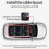 1 Pair LED Car Dynamic Devil Eye Light Sticker USB Car Evil Eyes Warning Lamp Car Windshield  Eye Lights,B 9
