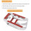 Car Top Corner  Light Guards Cage Chrome Billet Covers for  H2 2003-2009 3