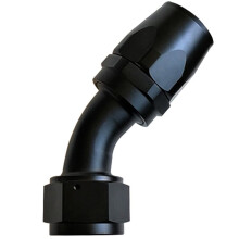Car Modification Parts Universal AN20 45 Swivel Oil Pipe Hose Connector Detachable Oil Cooling Connector Black