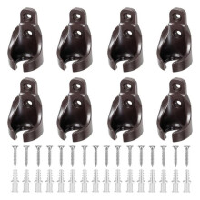 8Pcs Bungee Receivers Brackets, Universal Bungee Kit Parts for Exterior Outdoor Sun Shades, Room Roller Sun Shade