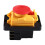 KJD22 250V Electromagnetic  Waterproof 6Pin Push Button  for Lathe Machines Power Tools Waterproof 1