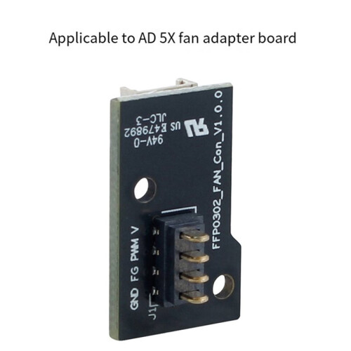 3D Printer Accessories for AD5X Extrusion  Cooling Fan Adapter Board 1
