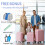 5 PCS Luggage Set PP Lightweight:20+24+28+backpack 4