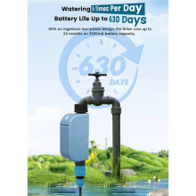 Minuteur D'Arrosage Intelligent Tuya WIFI pour Jardin, Arrosage Automatique, Vanne D'Arrosage Extérieur