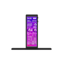 4.58-Inch USB Secondary Screen IPS Computer Monitor for Chassis Temperature Fan Speed CPU GPU RAM Monitoring Black