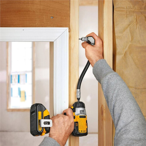 Right Angle Drill Attachment Kit 90 Degree Electric Corner Tool for Woodworking