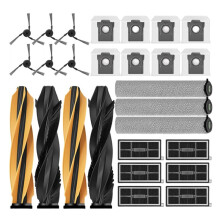 Accessories Fit for MOVA Z60 Ultra / Z60 Ultra / Trouver Z60 Ultra Replacement Parts Main Side Brush Filter Mop Dust Bag