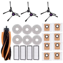 För JONR P20 PRO / T5 Pro Robotdammsugare Tillbehör Huvudsidoborste Moppduk Dammpåse HEPA-Filter Ersättning