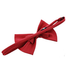 3X Cat Adjustable Collar Pet Bow Tie Pet Dog Necktie Bow Tie Puppy Accessory Cute Wine Red