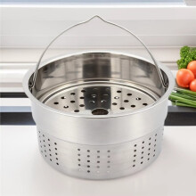 Upgrade 2-in-1 Stainless Steel Steamer for TM7, Dual-Layer Basket to Maximize Cooking