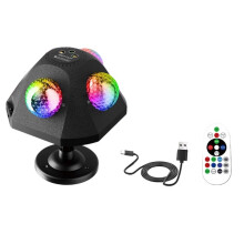 Luci per Feste, Sfere da Discoteca con Effetto Stroboscopico, Luci da Palco per DJ, Decorazioni per Interni Ed Esterni, Attivazione Sonora con