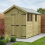 7 x 9 Apex Shed Tanalised (Double Door, With Windows) 1