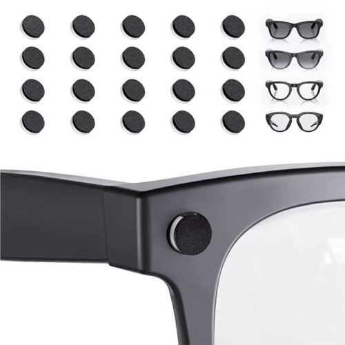 24pcs LED Light Blocking Stickers Non-Slip Glasses Side Shields Baffle for  Meta /Skyler/Headline
