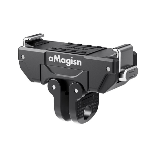 AMAGISN Magnetic Quick Release Adapter for  OSMO Action 6/ Rotatable Dual-Claw Base Mount 1/4" Thread Camera Accessories