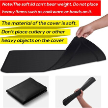 Soft Gas Stove Burner Cover Fabric Mat, 29.5x21 Inches Foldable Easy Clean Gas Stove Protector, Anti Dust Stove Covers