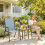 Outsunny Folding Garden Chairs Set of 2 5