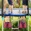 2pcs Trampoline Shoes Bag, Large Mesh Storage Organizer with Adjustable Straps Trampoline Accessories 2