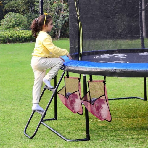2pcs Trampoline Shoes Bag, Large Mesh Storage Organizer with Adjustable Straps Trampoline Accessories 2