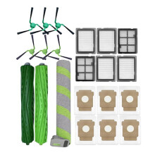 Replacement Parts for Max 705 Combo / 706 Combo Robot Vacuum Brush Dust Bag Filter Roller Mop
