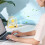 High Speed  Cooling Fan Portable USB Rechargeable Desk Fan Multi Function Handheld Wall for Kitchen Bedroom White 1