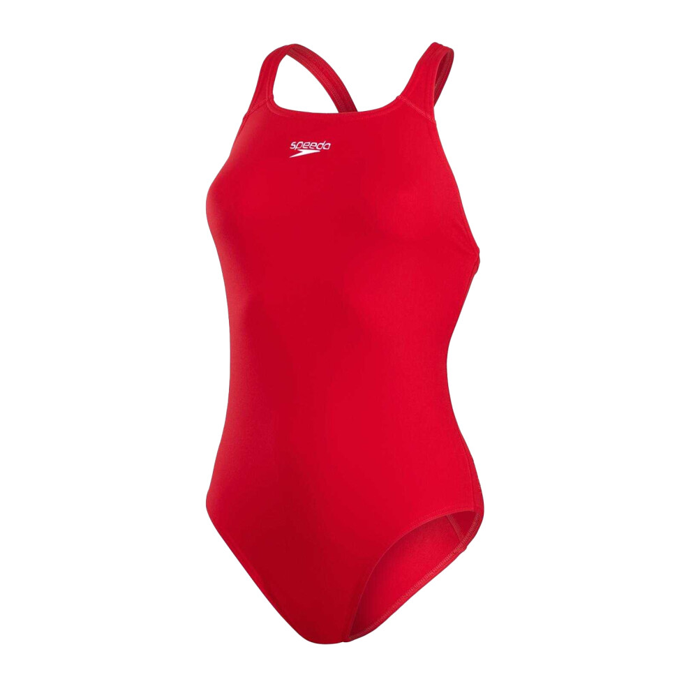 Speedo (12 Uk, Red) Womens/Ladies Eco Endurance+ One Piece Swimsuit