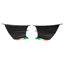 2PCs Motorcycle Wing Side Spoiler Fairings Winglets Fit for 400 250 Z900 Z1000 (Matte Carbon Fiber Pattern)