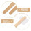8pcs Double-Sided Nylon Medium-Hard Denture Brushes with Bamboo Ergonomic Grip for False Teeth and Aligner Cleaning 3