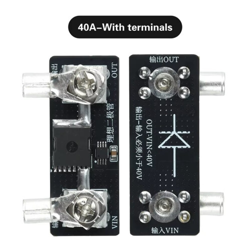 High Current Suitable for Solar Charging No Voltage Restriction 40A 65A 100A Backflow Prevention Ideal Diode Module 40A 2