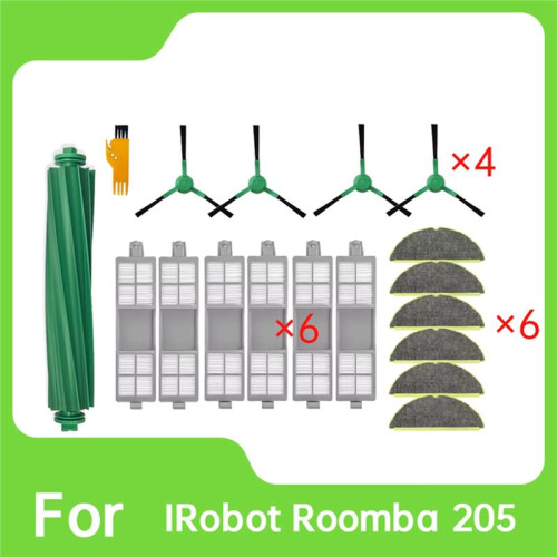 18 Pcs for   205 Vacuum Main Side Brush Mop Filter 2