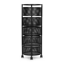 Organizador de cocina con estantes giratorios, 5 niveles, metal, ModernHome