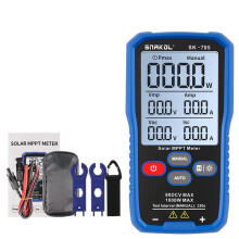 SNAKOL SK-705 1000W Solar MPPT Power Tester for Photovoltaic Modules Portable PV Tester with Backlight