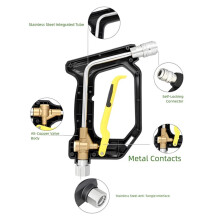Portable Car Wash Sprayer 38F Inlet 14F Outlet High Pressure Cleaning Tool with Ergonomic Handle for Extended Use