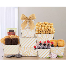 Wine Country Gift Baskets Brownie, Cake and Sweets Gift Tower