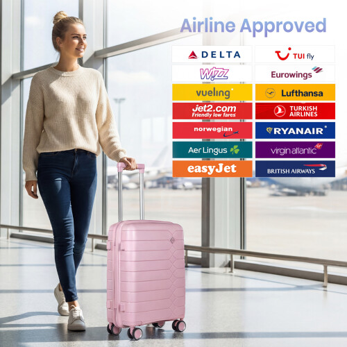 Carry-On Travel Set PP Hard Shell Cabin Suitcase 2