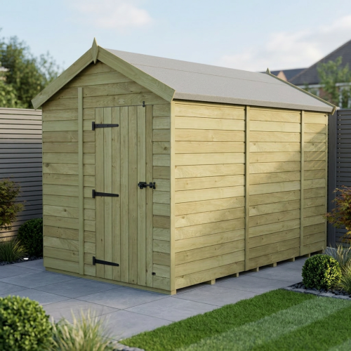 7 x 9 Apex Shed Tanalised (Single Door, No Windows)