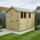 7 x 9 Apex Shed Tanalised (Single Door, With Windows) 1